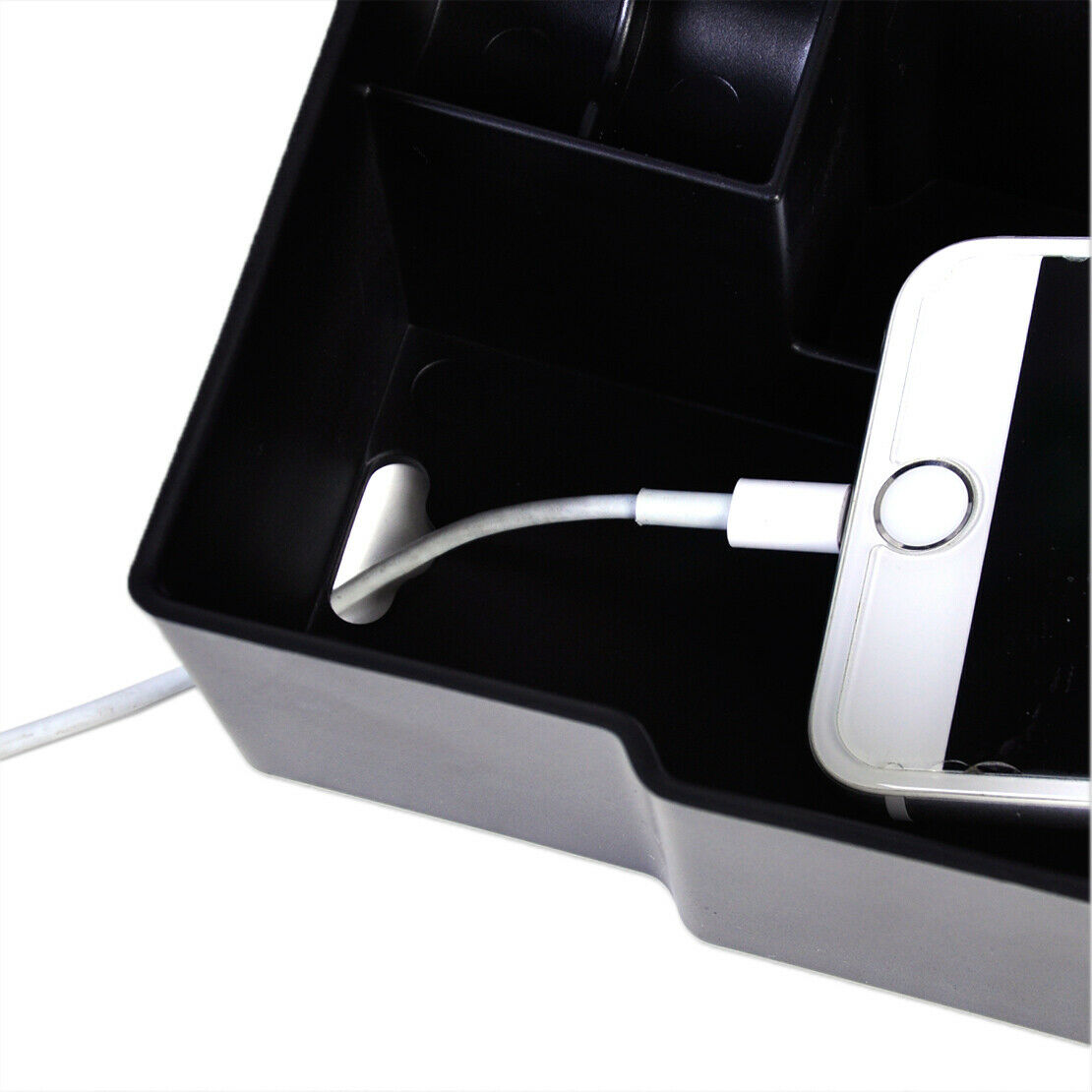 Black Car Armrest Handle Organizer Storage Box fit for Jeep Renegade 2015-17 An