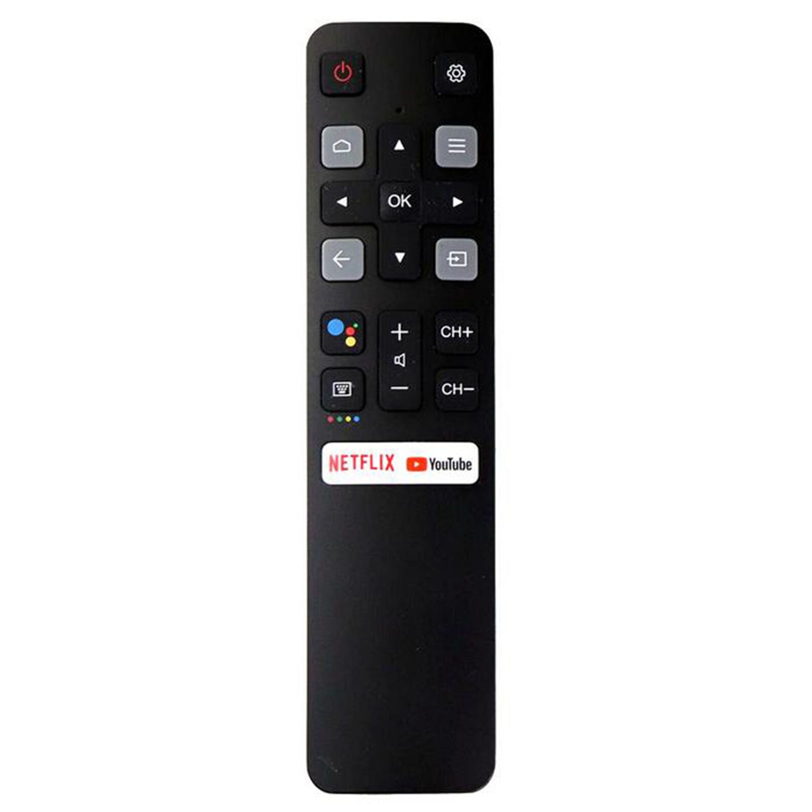 Android TCL RC802V Remote Control Voice Function with Netflix and YouTube Keys