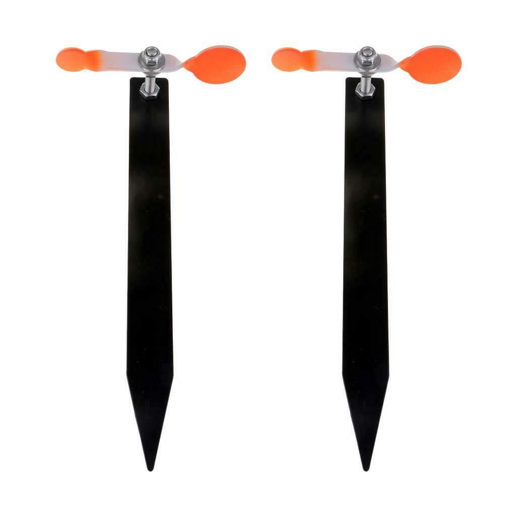 2pcs Spinners Shooting Targets with Stake