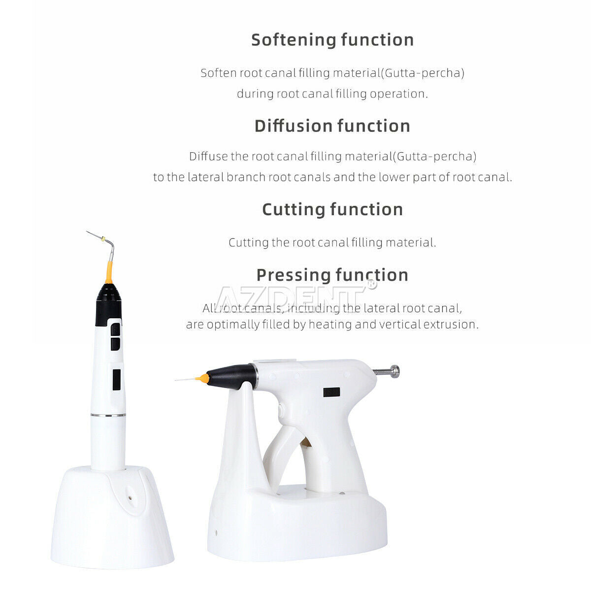 Dental Endo Obturation System Obturation Gun Heated Pen Percha Gutta Tips