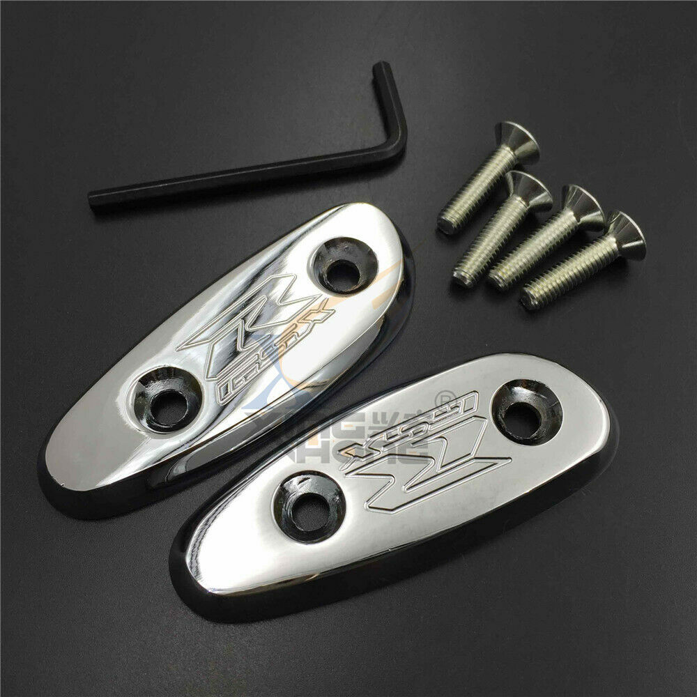 Billet Aluminum  Mirror Block Off base Plates for 2002 Suzuki GSXR 600