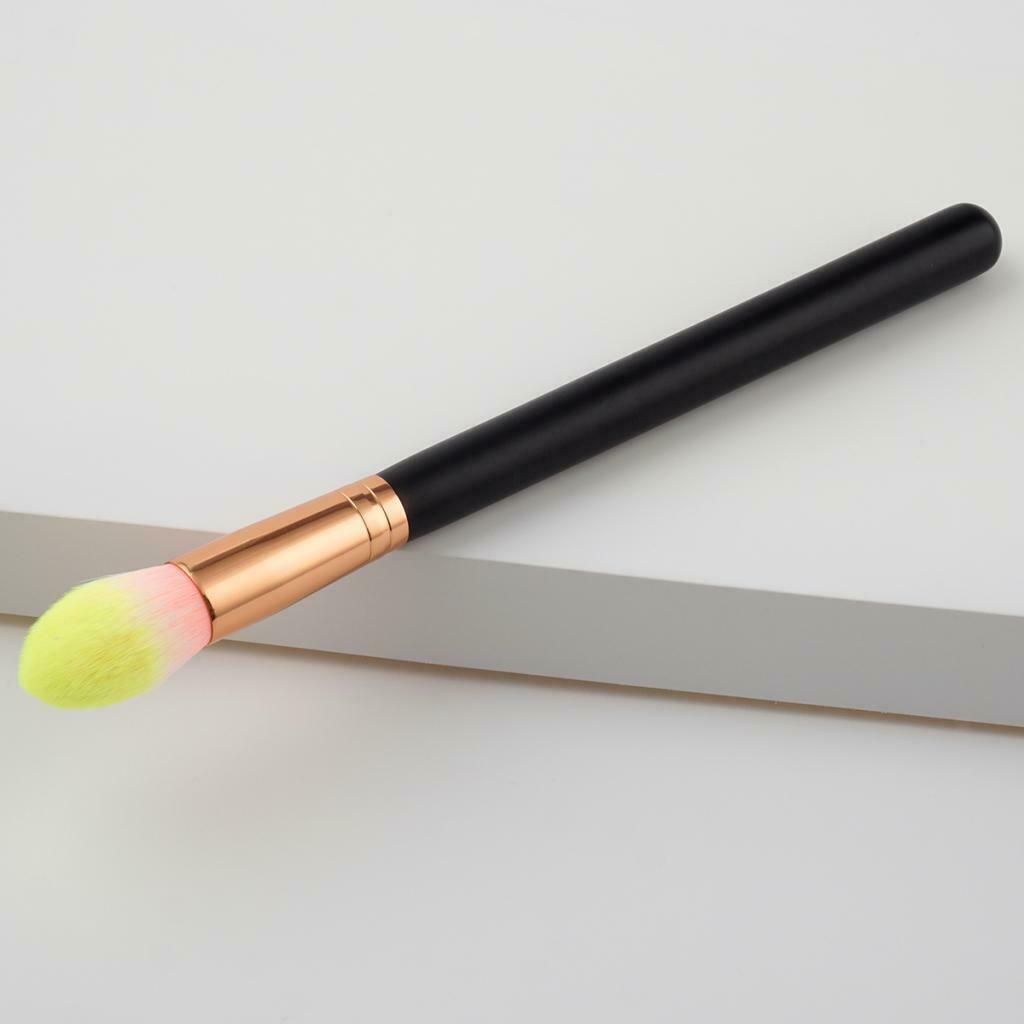 Pro Black Wooden Handle Makeup Cosmetic Powder Blush Foundation Brushes Tool