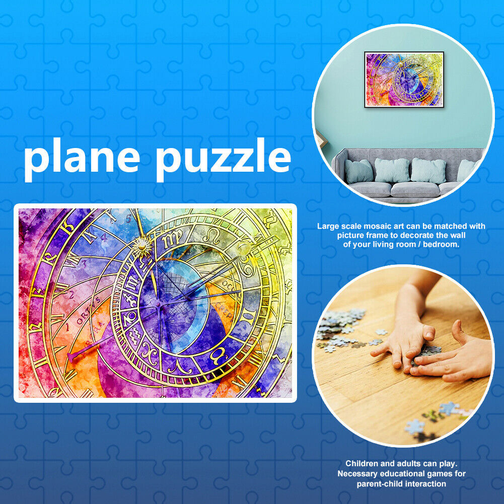 1000pcs DIY Wheel of Time Jigsaw Puzzle Toys Assembling Colorful Pictures @