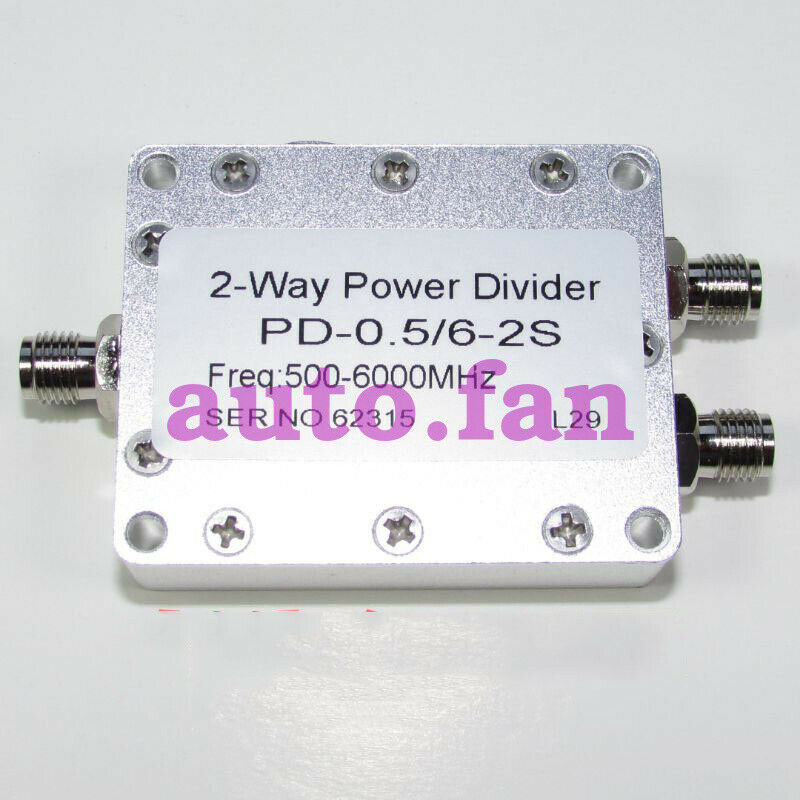 PD-0,5 / 6-2S 0,5-6 GHz 30 W SMA RF RF jednopunktowy rozdzielacz mocy