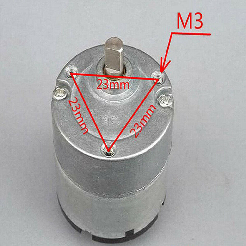 Mini   Electric Motor 12V DC High Torque Motor Deceleration Motor Metal