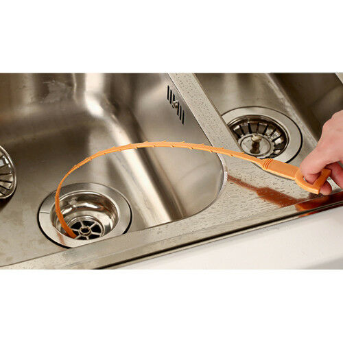 Drain Sink Cleaner Bathroom Unclog Sink Tub Drain Clog Hair Removal Stabs Tool ^