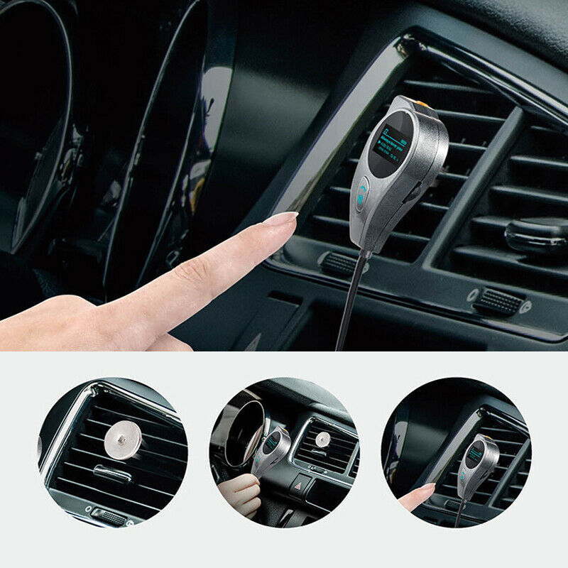 Car SUV FM Transmitter Modulator Wireless Bluetooth Radio MP3 Player USB TF Card