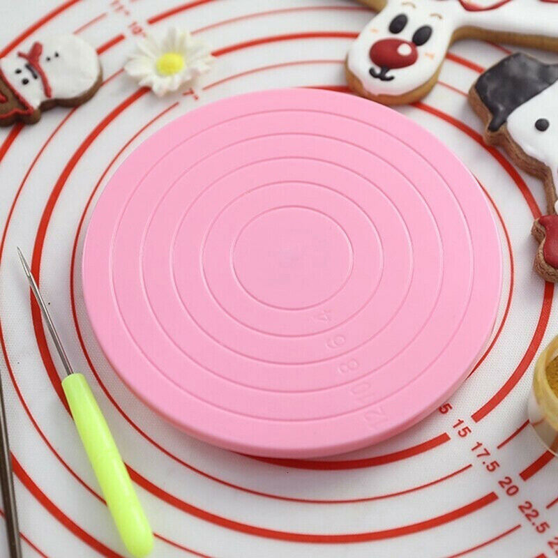 Cake Turntable Revolving Mould Cake Decorating DIY Baking Kitchen To.l8