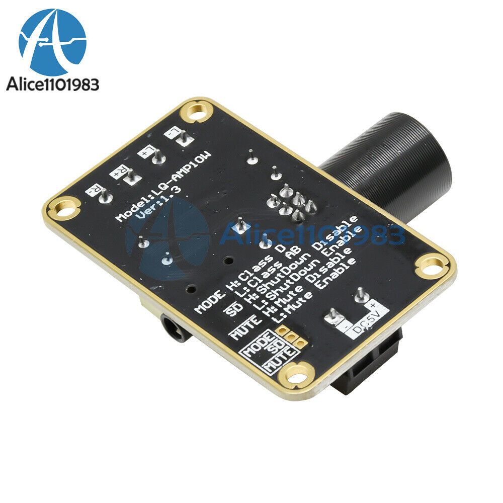 PAM8406 Digital Power Amplifier Board DIY Speaker 5W+5W 2 Channel 5V Module