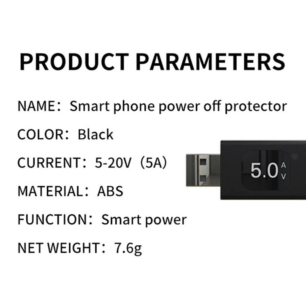 USB-C Charger Adapter Charging And Breaking Device 5-20V Anti Overcharging
