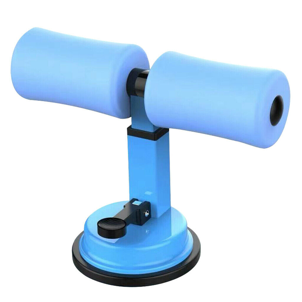 Perfetc Sit Assistant Suction-Cup Ab Sit-Trainer Fitness Workout Bar Toner Blue
