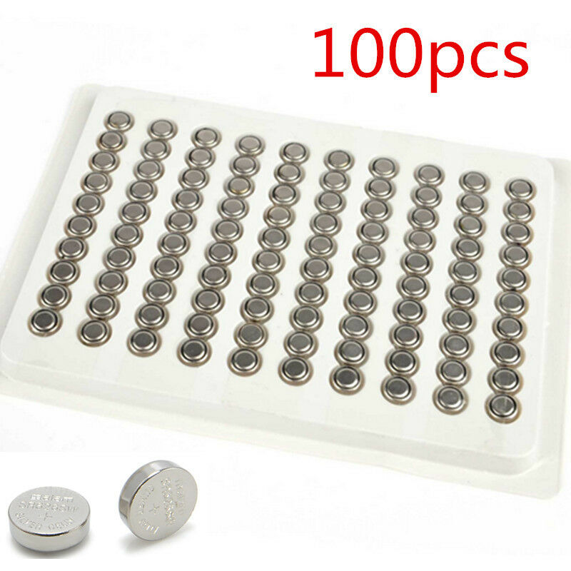 SR626SW AG4 377 LR626 Alkaline Button Cell Watch Battery Batteries 1.55V 100pcs