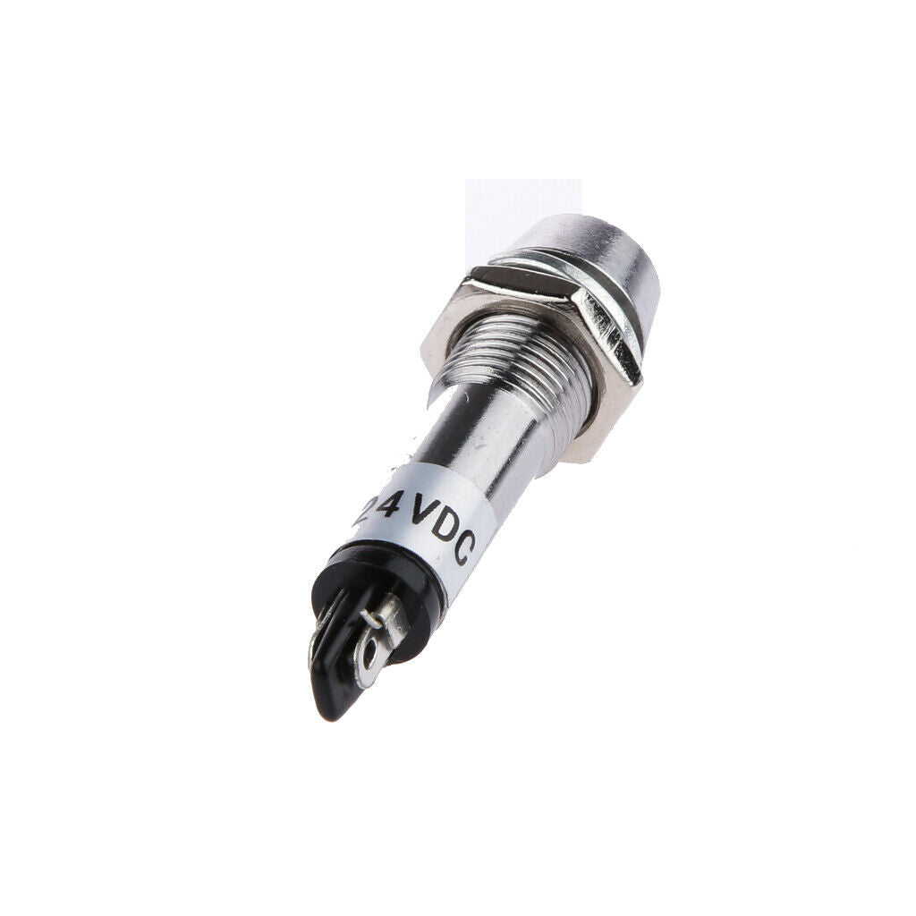 20Pack 24V DC 8mm Indicator XD8-1 Led Power Signal Lamp Bulb Red + Green