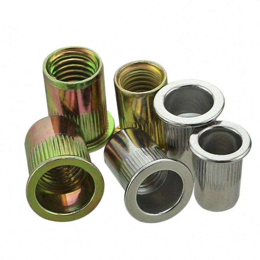 M3 / 3MM IRON COLOR ZINC PLATED RIVNUTS NUTSERTS RIVET NUTS QTY 25