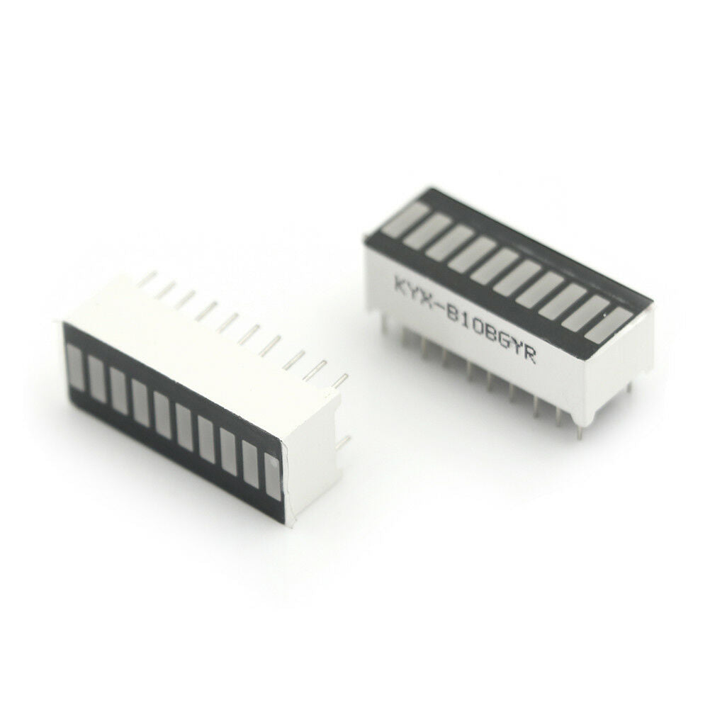 4Pcs/Lot 10 Segment Full Color LED Bargraph Light Display Module Ultra Bright WF