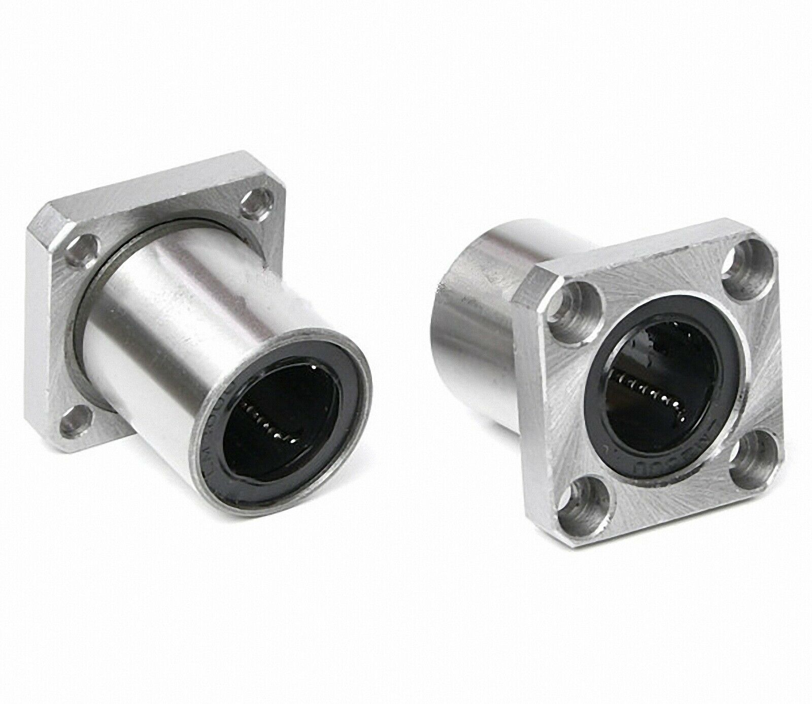 10Pcs LMK12UU Square Flange Type Linear Bearing Ball Bushing 12x21x30mm [M_M_S]