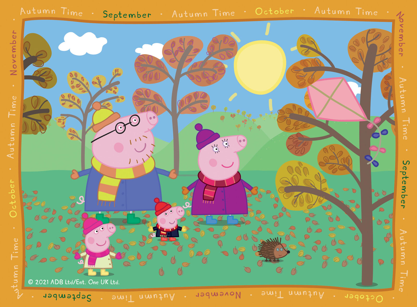 3114 Ravensburger Peppa Pig Four Seasons Jigsaw Puzzle 4 in a Box Age 3yr+