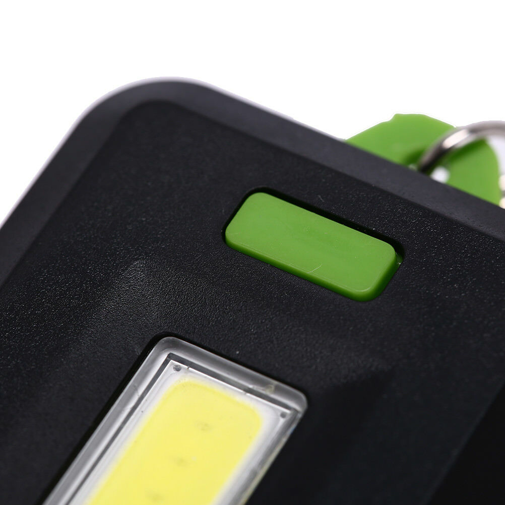 Mini Portable 3 Modes Pocket COB Worklight Light LED Flashlight Torch,Key.l8