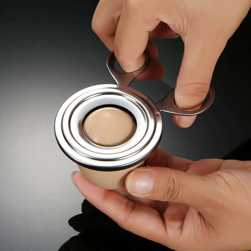 Stainless Steel Boiled Egg Shell Opener Topper Cutter Remover Cracker Kit.l8