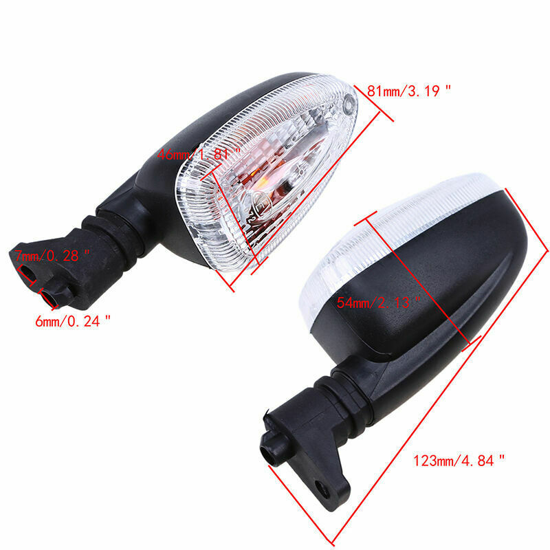 2x Indicators Turn Signal Light 6mm Fit BMW F650GS F800GS  F800R R1200GS K1300R