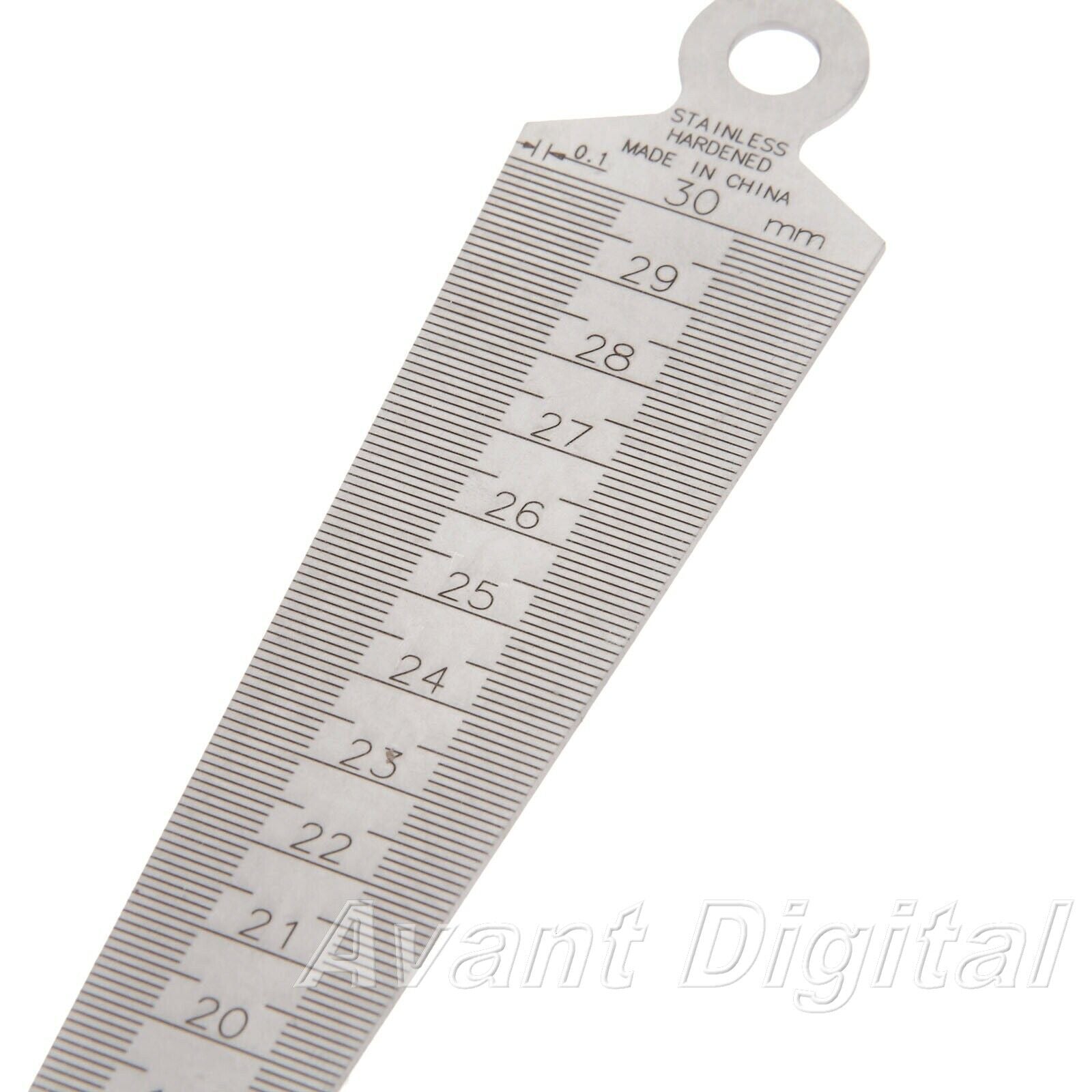 Accurate Wedge Gauge Welding Gage Quilting Ruler Inspection Tool Range 15-30mm