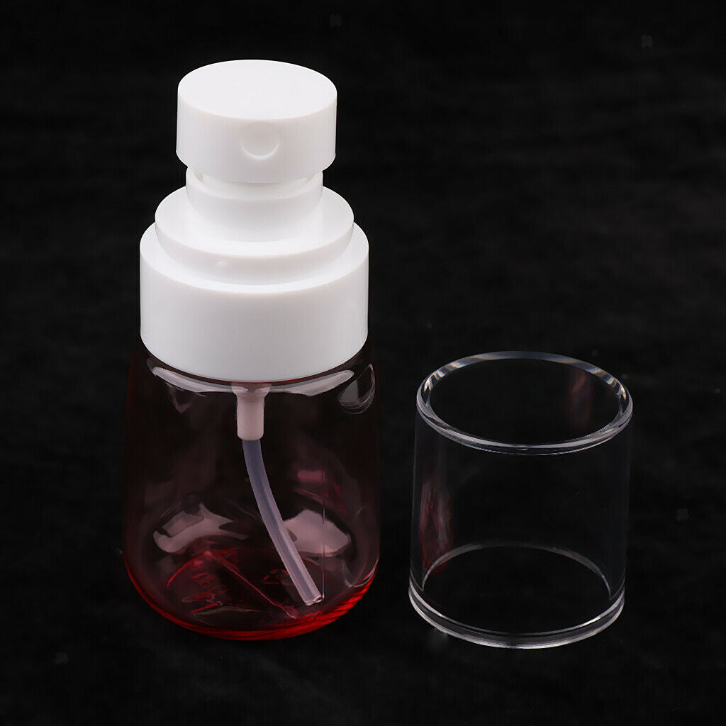 5 Pieces Refillable PETG Fine Mist Sprayer Bottles for Travel Outdoors Pink
