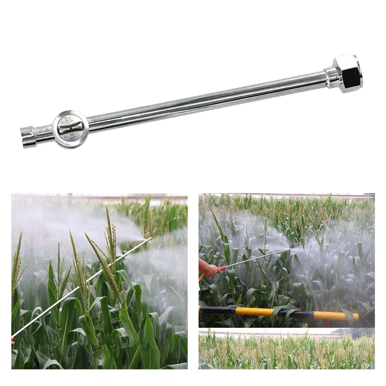 7.5" Sprayer Stainless Stee Replacement Wand Fan-shaped Double-sided Nozzle