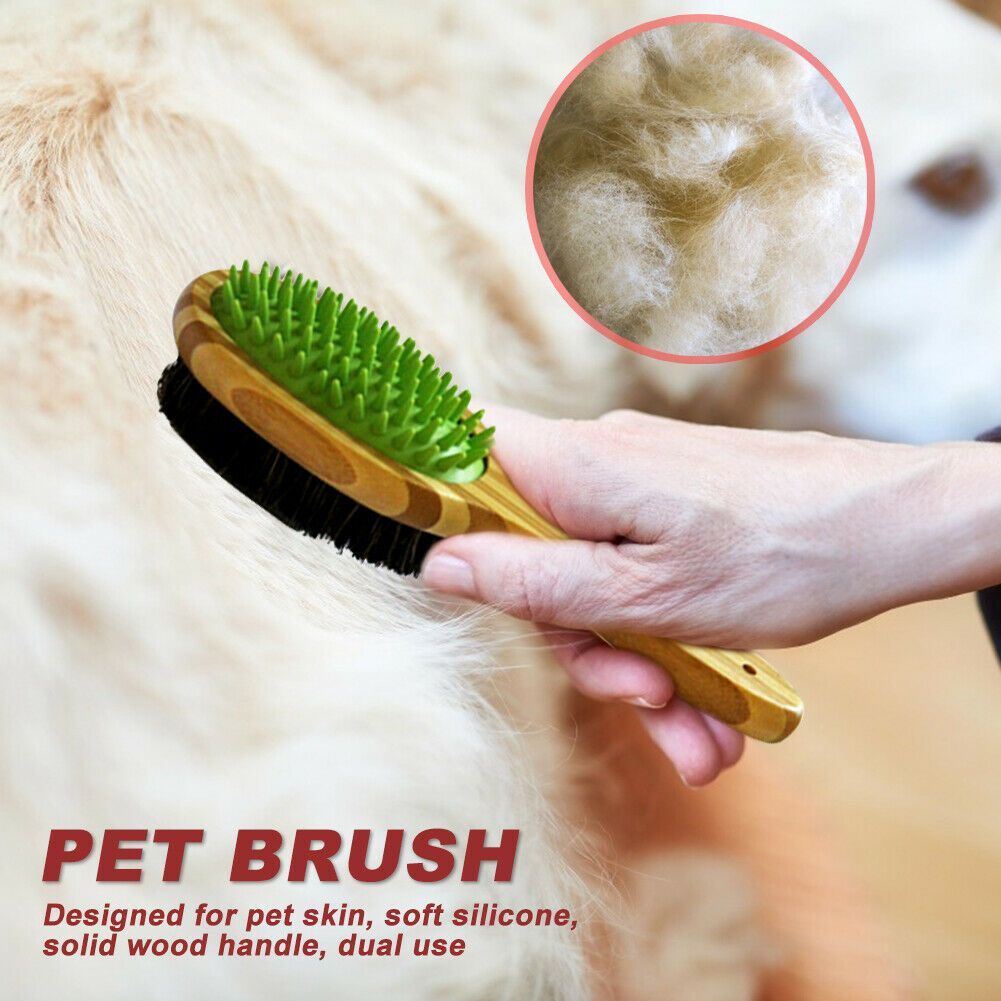 Double-sided Pet Comb Grooming Brush for Dogs Cats Massage Hair Removal  @