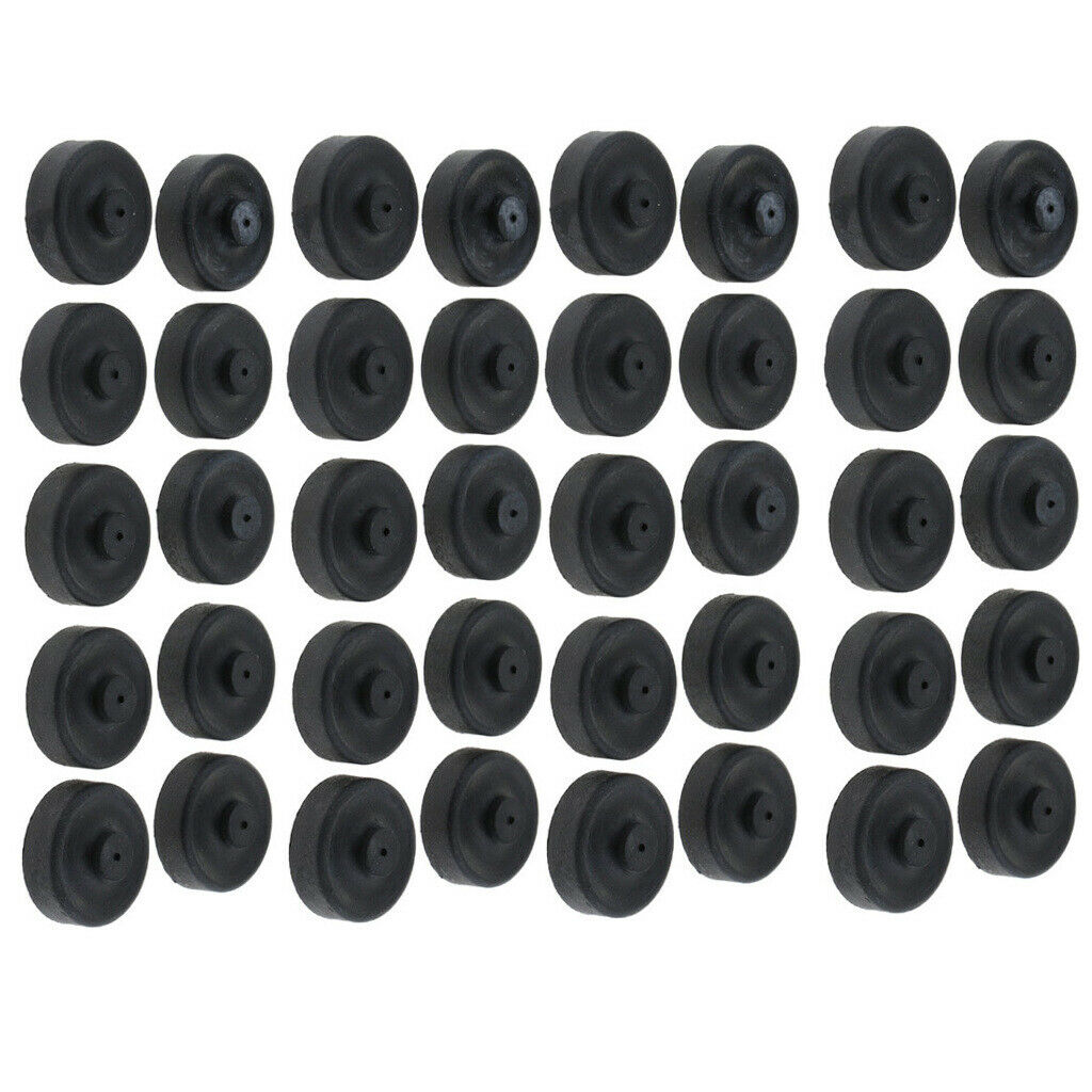 40 Pcs Aquarium Air Pump Accessories Oxygen O2 Pump Replacement Parts, Black