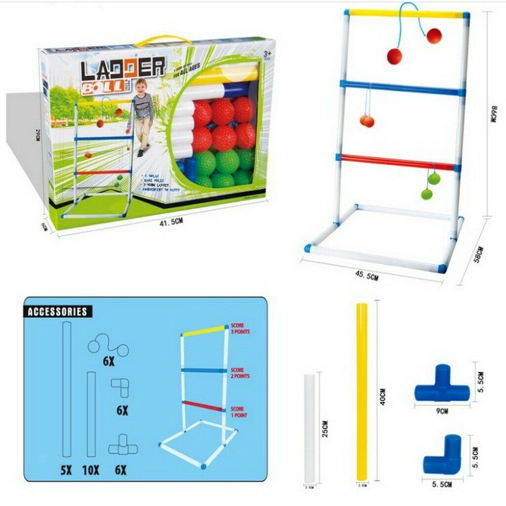 1 Packs Kid Ladder Ball Sports Game Golf Indoor Outdoor Toys Ladder Toss