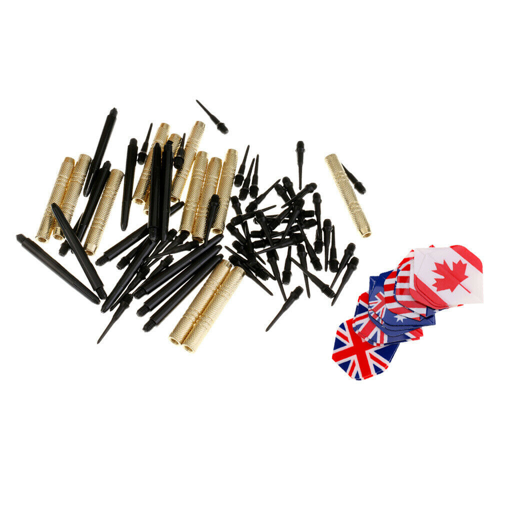 12 Pieces National Flag Soft Tip Darts 14 G For Electronic Dart Board