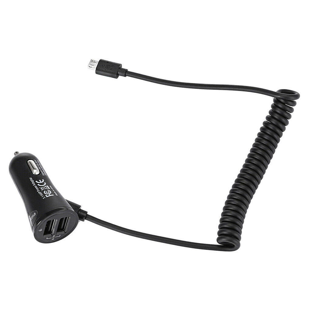 Universal Micro USB Port  Dual Car Charger for Android Phones Tablets