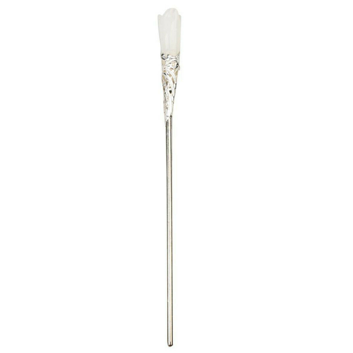 Chinese Style White Jade Retro Hair Stick Hairpin Chignon Pin Hair Accessories