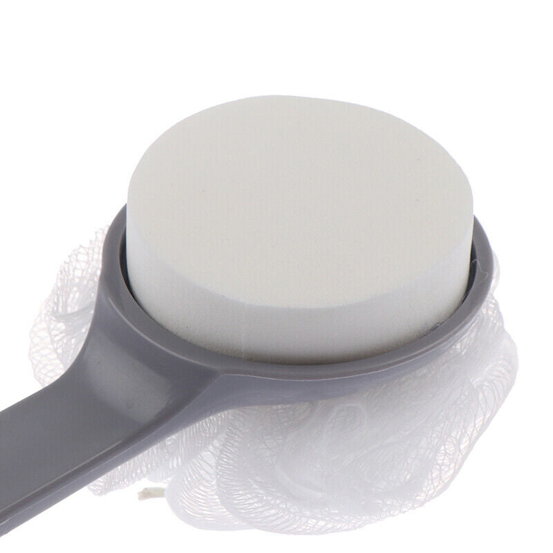 Sided Long Handle Body Shower Back Brush Skin Massage Scrubber Bath Spong.l8