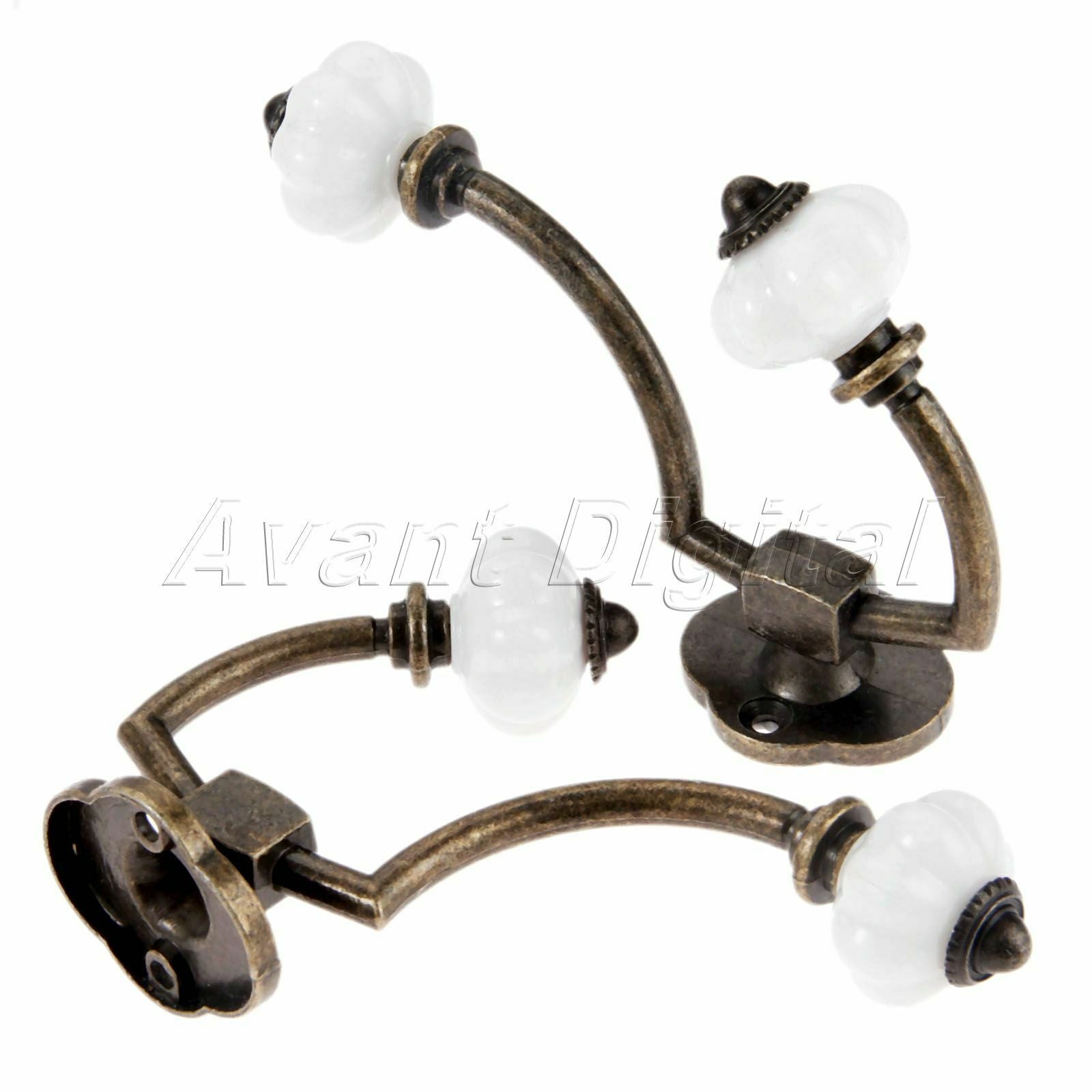 Retro Towel Clothes Hat Key Hook Holder Wall Hooks Hangers Organization Decor