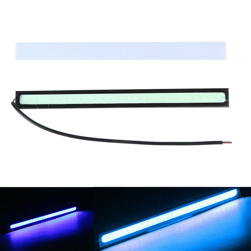 1Pc 17cm Waterproof COB Car Blue LED Lights 12V DRL Fog Light Driving La^F.l8