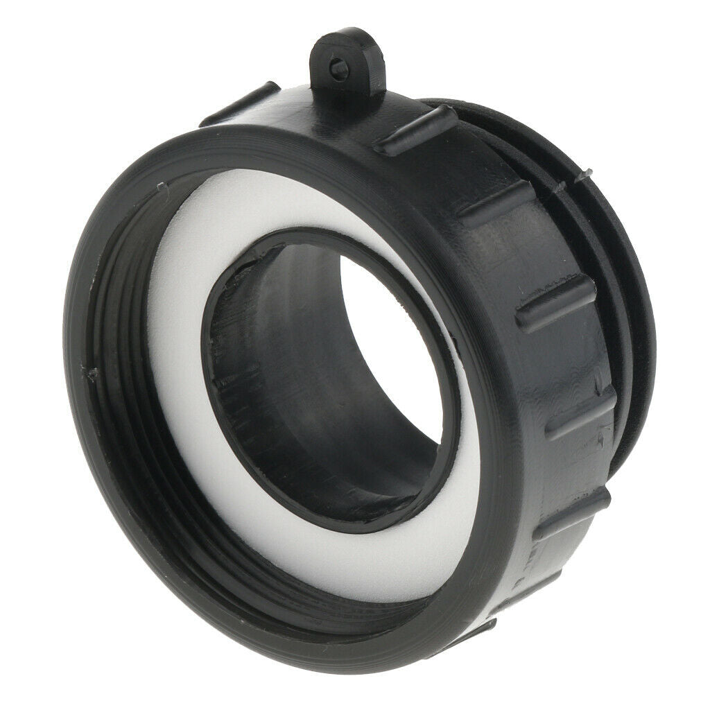 3pcs IBC Fine Threads Adapter Ibc Tote Tank   IBC Tote Fittings 2in Black
