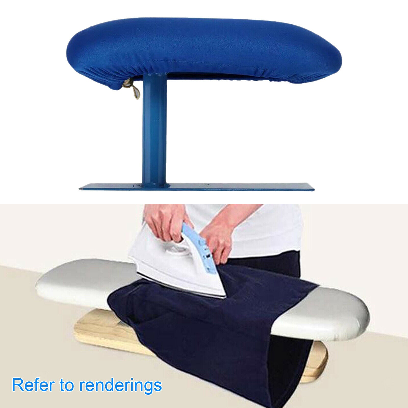 Small Ironing Board Stool Home Travel Neckline Fabric Flat Iron Boards