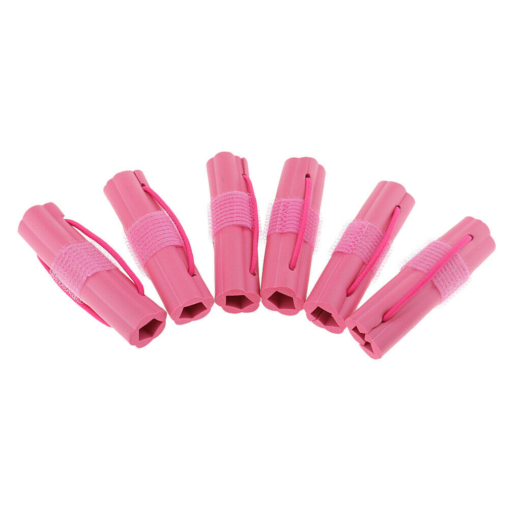 6 Pcs Soft Sponge Foam Hair Curler Curling Styling Rollers Twist Tool