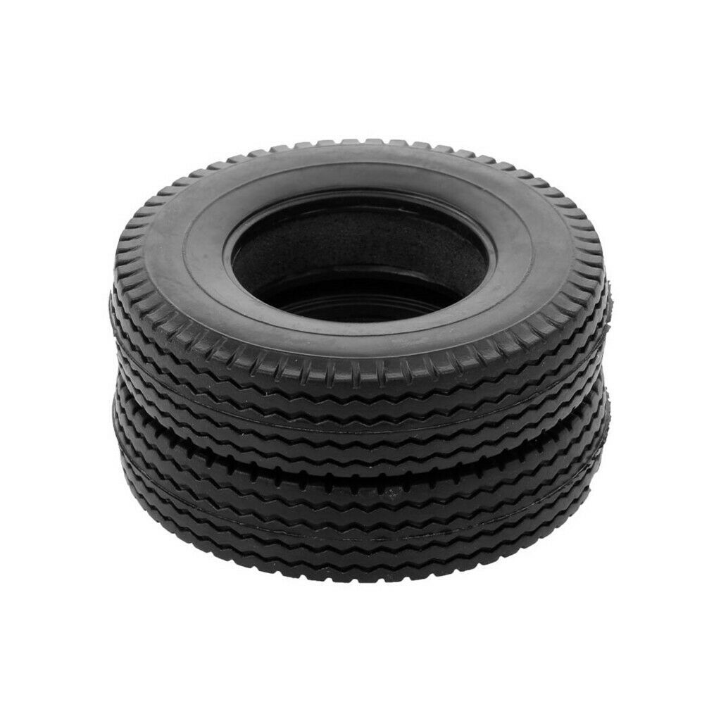 2Pcs RC Spare Parts Tractor Tyres 85mm for 1/14 RC Car Accessory Parts
