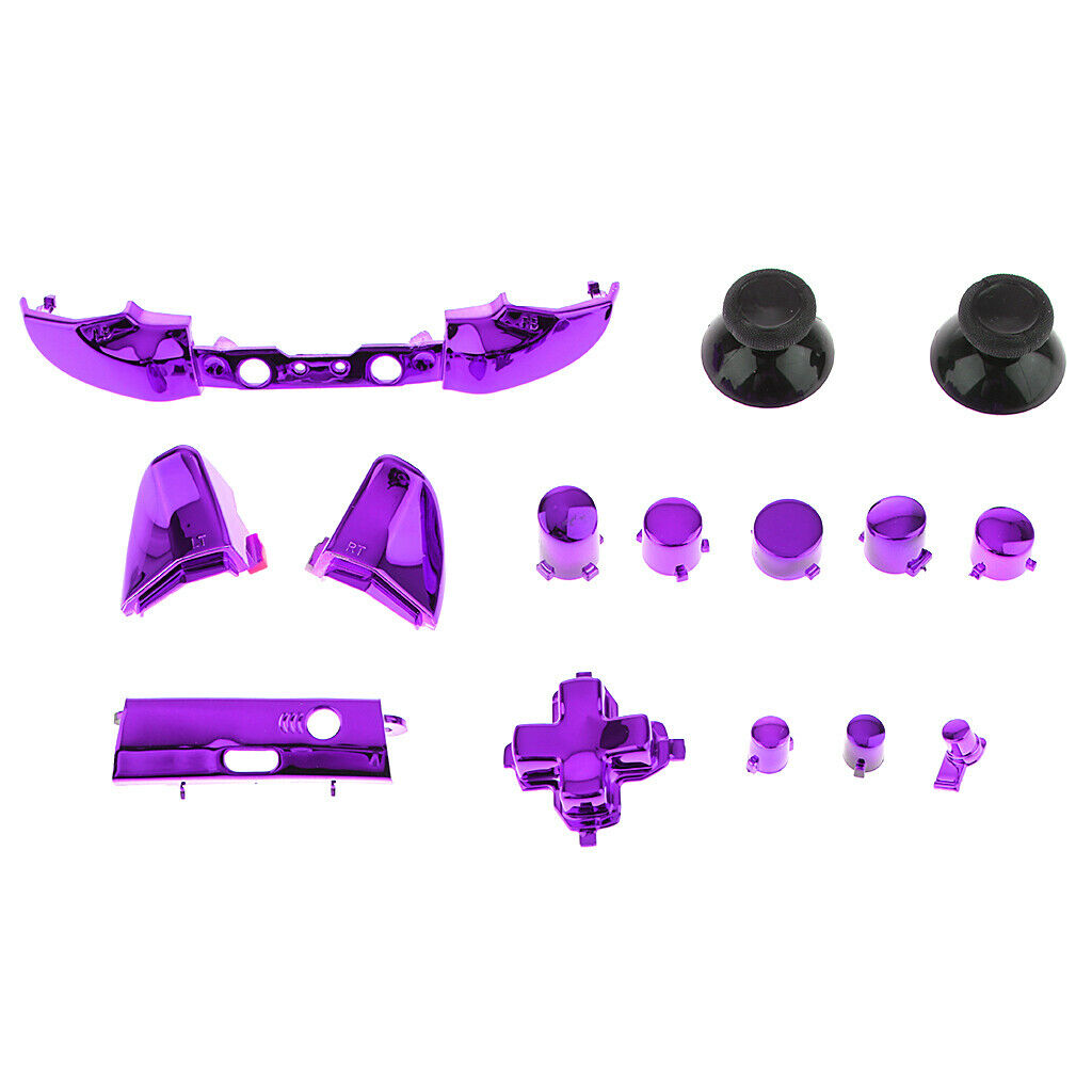 Chrome Bumpers Triggers LB RB LT RT Replacement Buttons Bundle Kit +