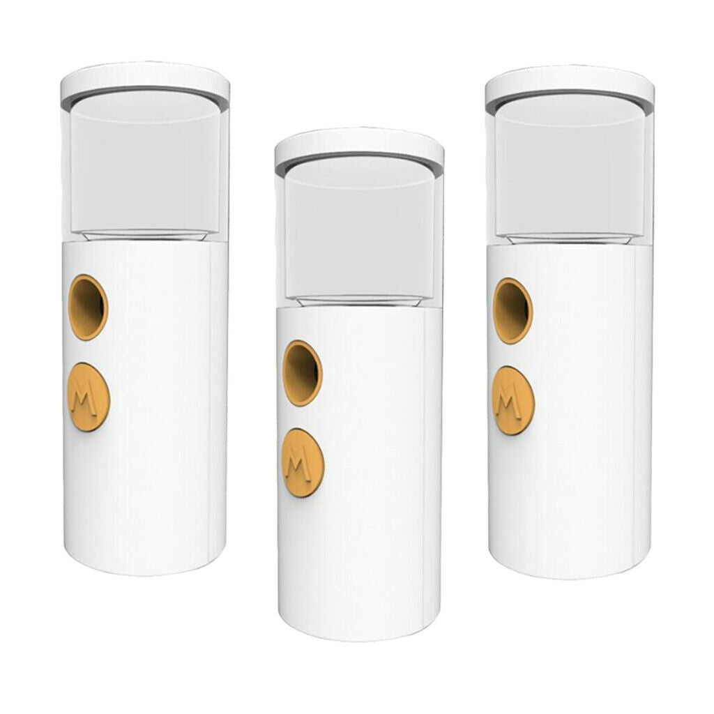 3x Nano Facial Mister 20ml Face Mist Sprayer Portable Face Moisturizing Tool