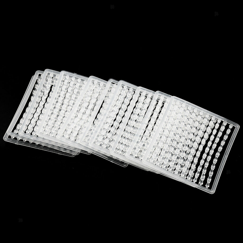 10 X Transparent Plastic Boilie Caps