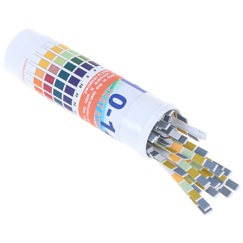150 Strips Bottled PH Test Strip Full Range 0-14 pH Acidic Alkaline Indicator SJ
