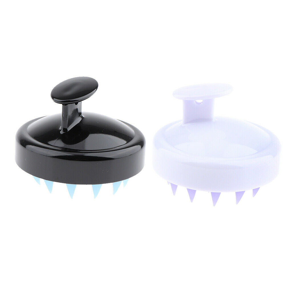 2x Soft Hair Scalp Massager Shampoo Brush Head Massage for Men Women Kids