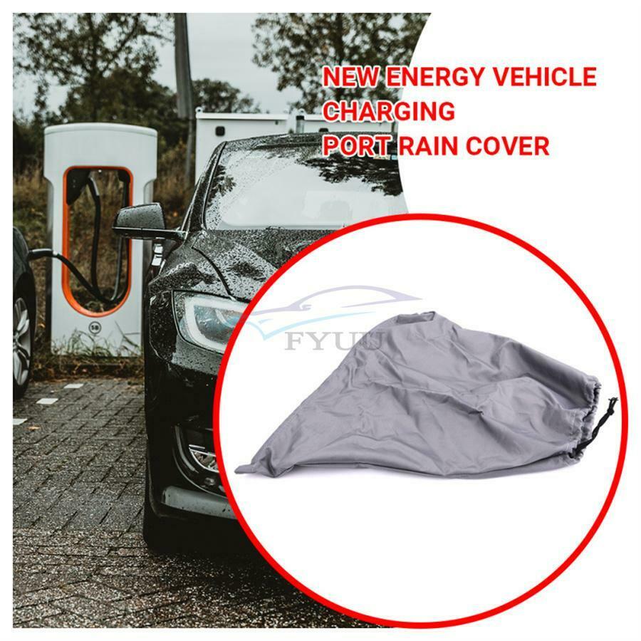 1× PU Coating Magnet Adsorption Car Charger Port Cover For New Energy Vehicle