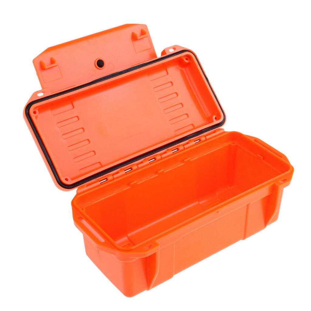 2 Pieces Outdoor Shockproof Storage Airtight Survival Seal Case Camping Box