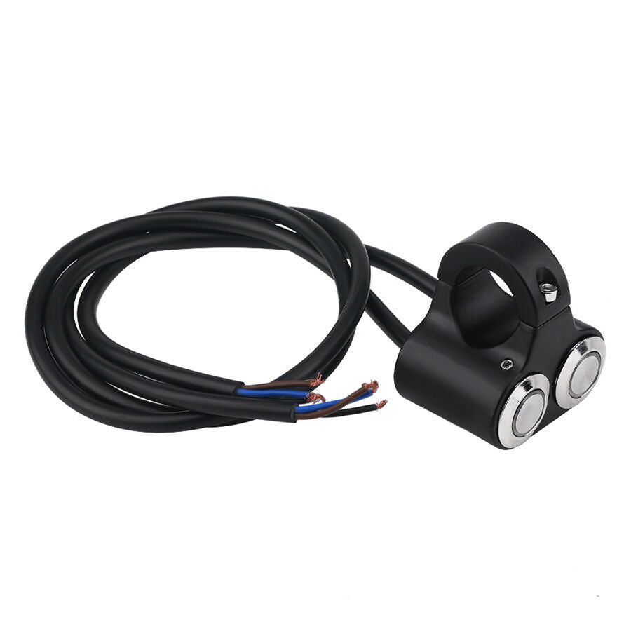 25mm Motorbike Motorcycle Switch Handlebar Manual-return Latching Action Buttons