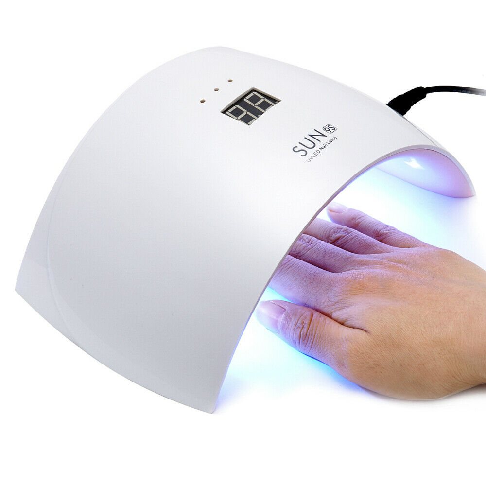 Professional 24W LED UV Nail Polish Dryer Lamp Gel Acrylic Curing Light Spa