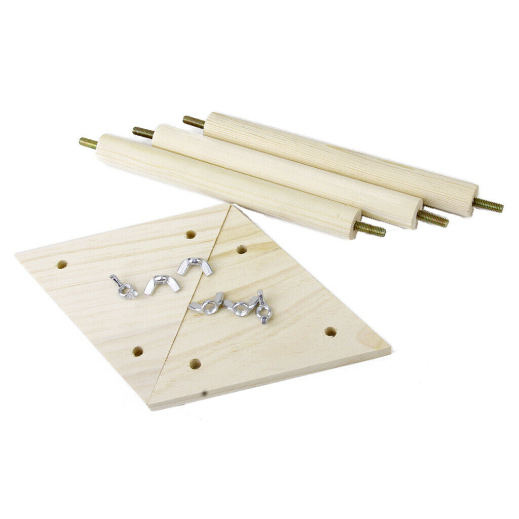 Wood Parrot Play Bird Standing Position Plays Cage For Grinding Pet